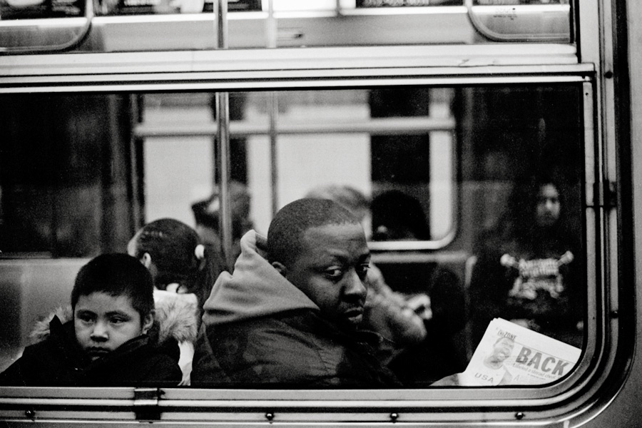 Q train at 7th Avenue, Brooklyn.