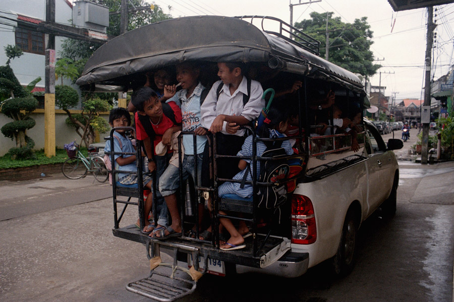 2012: School 'bus', Mae Sot-style.