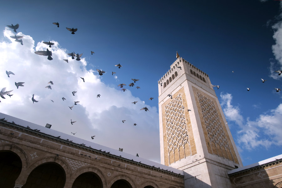 Tunis, Tunisia 2018: Zitouna Mosque.
